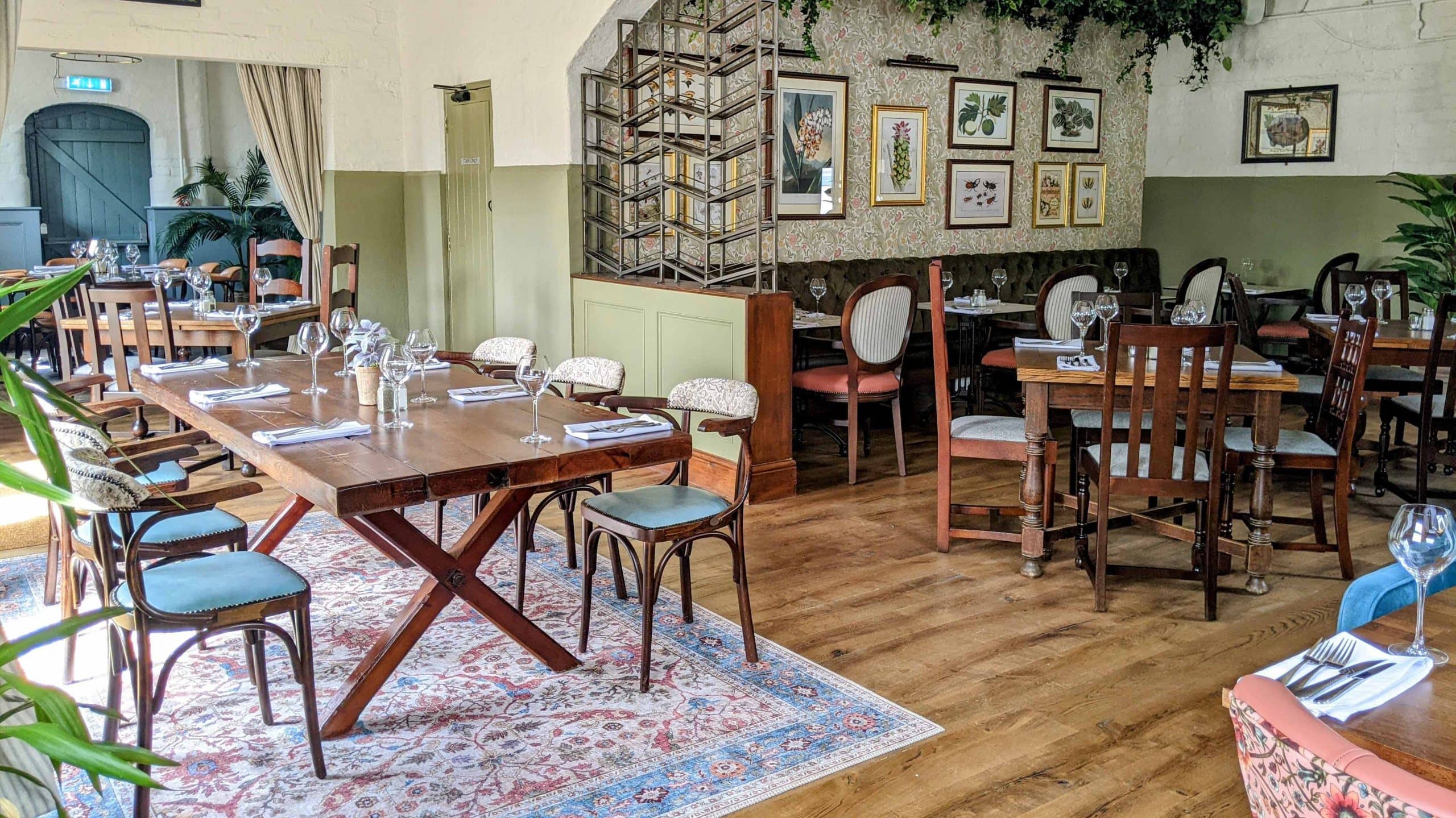 Cow & Plough restaurant interior