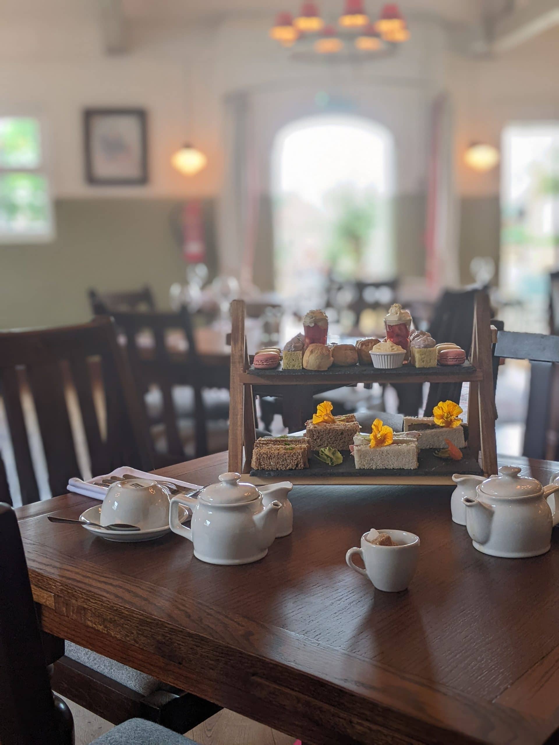 Afternoon tea at Stoughton Grange